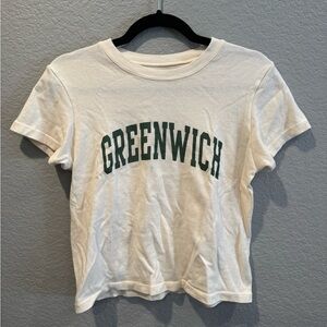 brandy melville cropped baby tee